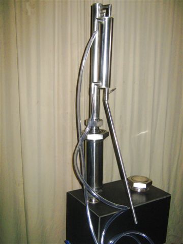 stripping column and infusion chamber