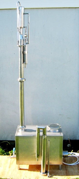 50L boilerl and fractional, reflux column