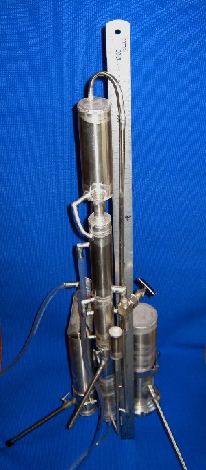 Micro continuous alcohol still measurement